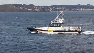 patrullera guardia civil rio xallas porto de A Coruña