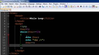 PHP & MySQL Tutorial 27 While Loop YouTube