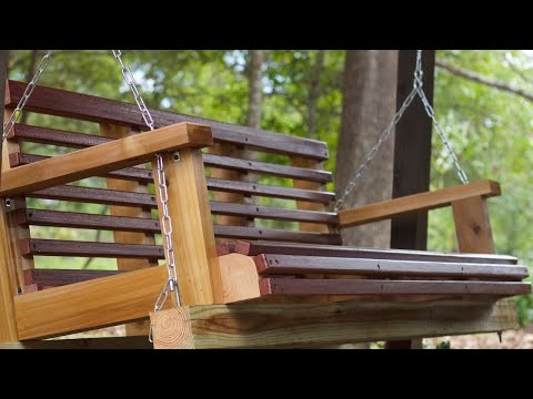 DIY Porch Swing Build DIY Porch Swing Build