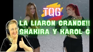 ANÁLISIS COMPLETO Y REACCION A SHAKIRA & KAROL G | TQG | Vocal coach