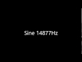 sine 14877hz audio only