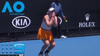 AO Highlights: Sun v Tikhonova Quarterfinals/Day 11 | Wide World Of Sports