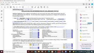 How to fill out an Application for Civil Indigency