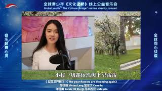 《 梨花又开放 》《 The pear flowers are blooming again》 郎悦暄Vivian Lang加拿大 Canada  许琇淇Sarah Hii Xiu Qi马来西亚