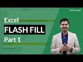 MS Excel - How to Train Flash Fill (Ctrl + E)