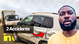 Headless involved in 2 Accidents in 1 Day.