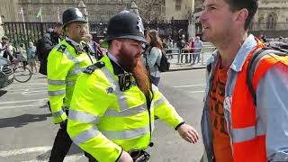 Sam Johnson Arrested | Parliament Square | 3 May 2023 | Just Stop Oil