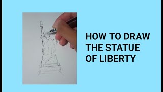 HOW TO DRAW THE STATUE OF LIBERTY