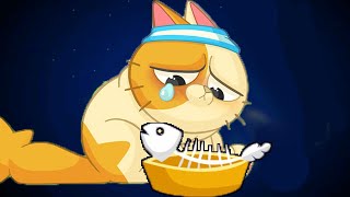 Котик Едун сел на диету, мультик игра про котика, Tasty Planet #16
