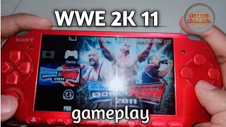 WWE 2k 11 PSP gameplay || WWE sm vs raw 2011 PSP gameplay || NITESH SAROHA