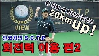 [투수레슨]골반,상체,팔 회전력,원심력만 잘 이용해도 구속 20km오를 수 있습니다!  SCTP (Speed \u0026 Command Training Program)