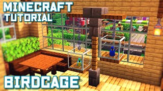 【マインクラフト】部屋のインテリアに！鳥かごの作り方【マイクラ建築講座】