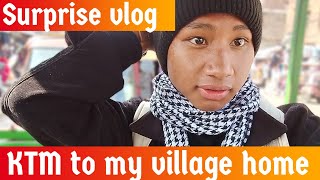 Surprise to my father and mother vlog /#pleasesubscribe #vlog #lakpasherpa #fathermother #makwanpur