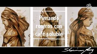 Cómo pintar rostros con café soluble  \