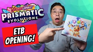 EARLY OPENING Pokemon Prismatic Evolutions Elite Trainer Box!