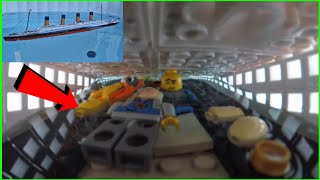 INSIDE LEGO TITANIC COPY SINKING !!
