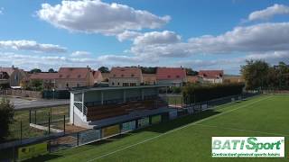 Construction d'une tribune de stade à Estrées-Saint-Denis (60)