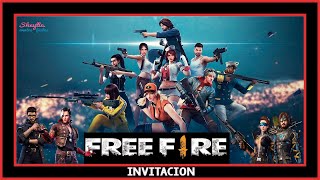 Invitación virtual Free fire, invitación de videojuego / Telf. +51 944937319 (WhatsApp)