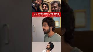 Vennilavu Saaral Song Live Sing by Gv Prakash from Amaran Movie #amaran