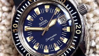 43mm Omega Seamaster 120 [BIG BLUE] ref 166 073 cal 565 automatic - 1970