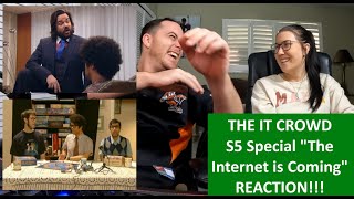 Americans React | THE IT CROWD | The Internet Is Coming | REACTION
