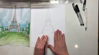 Cycle 2 Week 5- Perspective - Eiffel Tower