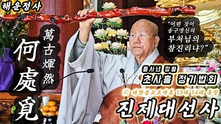 진제 대선사 2025.01.31 을사년 정월 초사흘 법문 - Master Jinje Dharma Talk