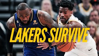 Lakers Survive Trap Game Against Jazz, 6th Seed Still Alive!