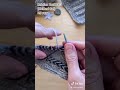 How to make a Latvian braid (knitted flat) - part 3 of 3