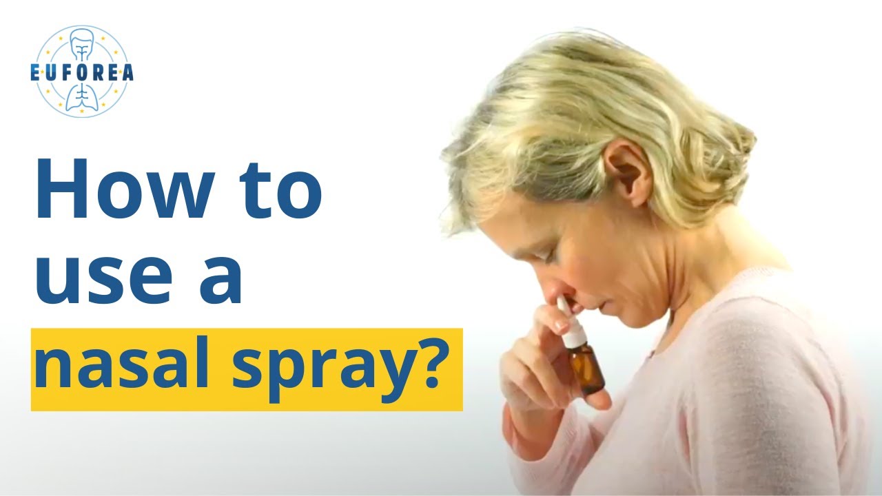 How To Correctly Use A Nasal Spray? - YouTube