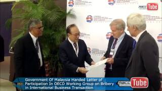 Malaysia Joined OECD Working Group on Bribery in International Business Transaction