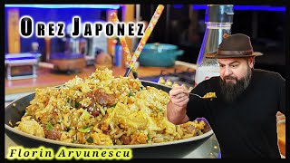 Orez Prajit in Stil Japonez cu Oua si Piept de Porc