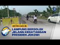 Jelang Kedatangan Presiden, Sejumlah Jalan di Lampung Diperbaiki