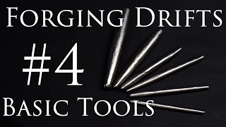 Blacksmithing Tools #4 - Hand  Forging Round Drifts (Mild Steel)