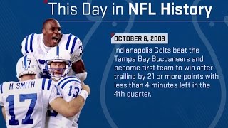Colts QB Peyton Manning Leads Late Comeback to Shock Buccaneers | This Day in NFL History (10/6/03)