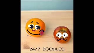 Orange \u0026 Apple #Doodland