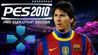 PES 2010 PPSSPP FULL LICENSE REALISTIC GRAPHICS - FC BARCELONA VS MANCHESTER UNITED