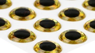 3D Epoxy Eyes, Holographic Gold, Short Introduction Video