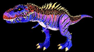 CUSTOM MATTEL T-REX OMEGA 09 GLOW IN THE DARK | JURASSIC WORLD TOY DINOSAUR TYRANNOSAURUS REX | TREX