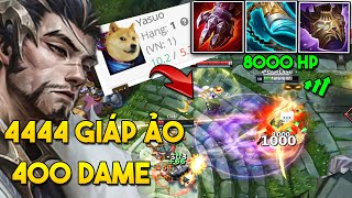 Được Top1 Yasuo Thế Giới Cậu Vàng Test Meta Yasuo 8000 HP 400 AD Giáo Án lên Tank Cực dị