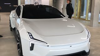 Polestar electric car with a great design