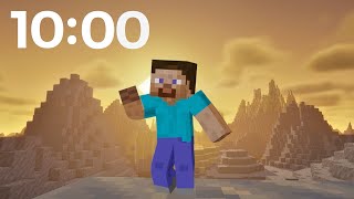 10 Minute Countdown Timer - Minecraft Dance