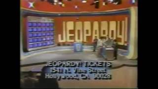 Jeopardy! ticket plug, 1989