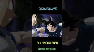 Goku Gets Slapped - FUNNY FAN HINDI DUBBED #shorts