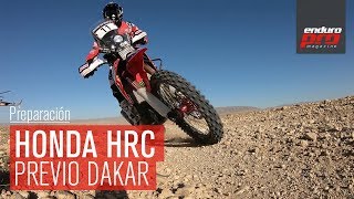 Cómo se prepara HRC para afrontar el próximo Dakar