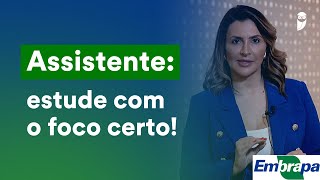 Concurso EMBRAPA: Como vai ser a prova de Assistente?