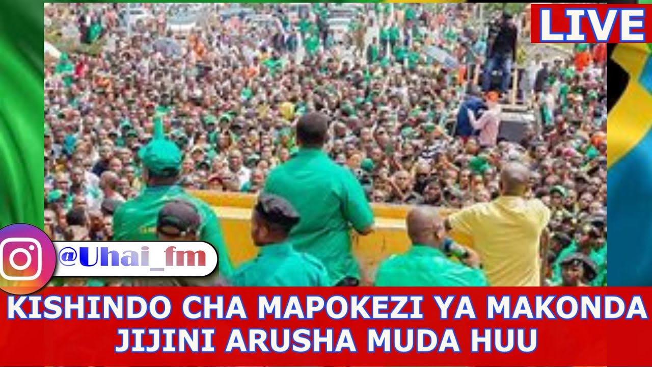 #🔴LIVE: KISHINDO CHA MAPOKEZI YA MAKONDA JIJINI ARUSHA MUDA HUU - YouTube