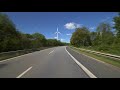 4k car ride autobahn a25 a1 a255 germany hh allermöhe dreieck hh süd südost hh veddel