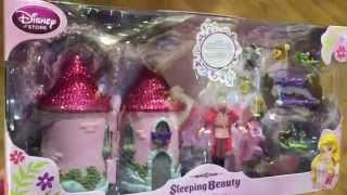 DISNEY PRINCESS "Sleeping Beauty Mini Castle Playset" Disney Store / Toy Review
