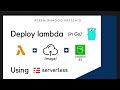 Deploy lambda using serverless | Upload image to s3 | Go lambda serverless | #aws#golang@aseemwangoo